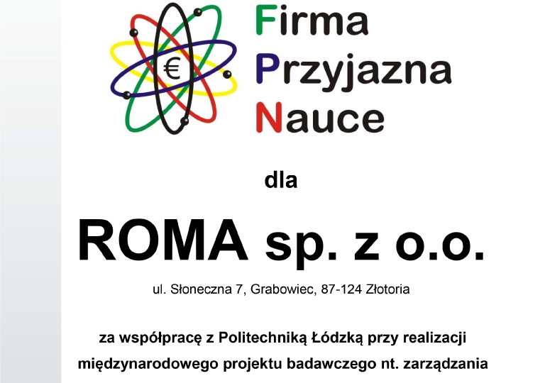 945_ROMA - Firma Przyjazna Nauce